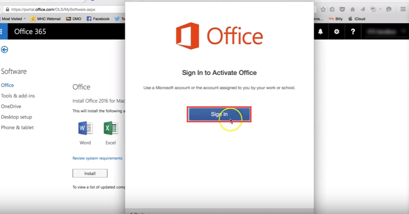 office 365 trial download for mac